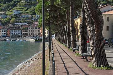 Promenade in Domaso am Comer See