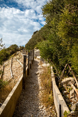 Fototapeta na wymiar Footpath on the Rock of Gibraltar