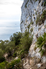 Footpath on the Rock of Gibraltar