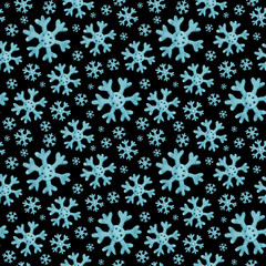 Isolated watercolor snowflake. on white background. Symbol of winter. Beautiful decoration. pattern