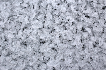 Frozen ice crystals, for backgrounds or textures