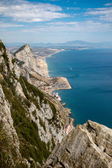 Fototapeta premium The summit of the Rock of Gibraltar