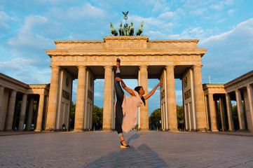 Berlin, Germany - 06.09.2018. Famous Brandenburger Gate © katerinakorovina