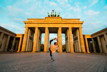 Berlin, Germany - 06.09.2018. Famous Brandenburger Gate © katerinakorovina