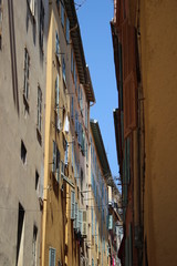 Fototapeta na wymiar old street in rome italy