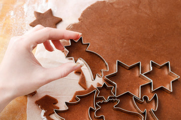 How to make christmas gingerbread cookies, tutorial.