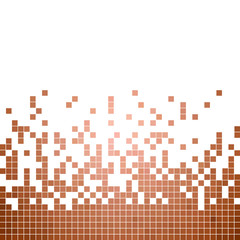 abstract vector square pixel mosaic background