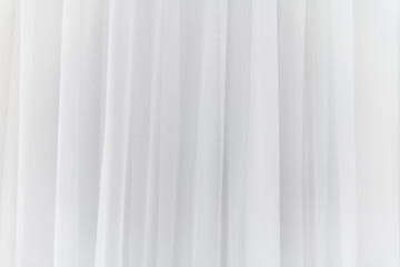 White curtain background. Abstract of drape backdrop.