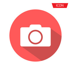 Camera lens icon vector, Photography symbol sign, camera icon vector isolated on background.