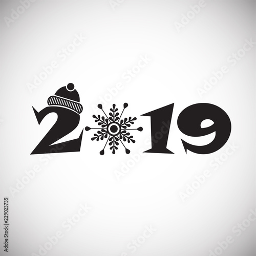 Year Of The Pig 2019 Icon On White Background Stock Image