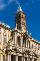 Fototapeta na wymiar Church Santa Maria Maggiore in Rome, Italy