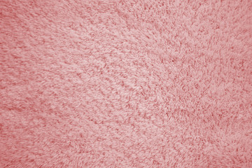 Pink fluffy fur background. Abstract clean pattern