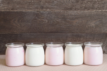 jars of yogurt