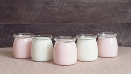 jars of yogurt