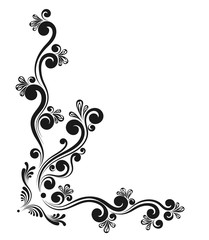 Vintage decorative calligraphic element