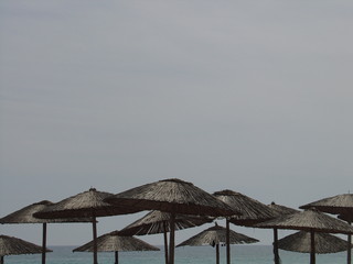 umbrellas on the beach