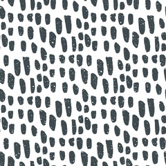 Abstract Shapes Hand Drawn Seamless Pattern  Beautiful Pattern Background . Hipster Stylish Pattern ,Trendy Fantasy Freehand Brush Strokes Composition