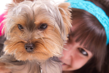 Unhappy Puppy Portrait