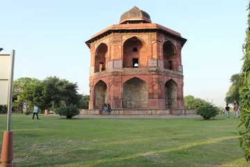 Fotobehang Vestingwerk het oude fort New Delhi India