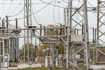 Transformer substation, high-voltage switchgear and equipment.