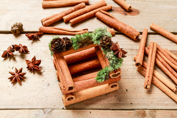 How to make christmas candle holder with cinnamon sticks, tutorial.