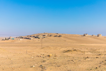 Kolmanskop, deserted diamond mine village in Southern Namibia.
