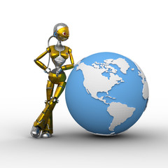 Worldly Robot Showing some Love