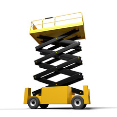 Scissor Lift for Safe Lifting in a Warehouse