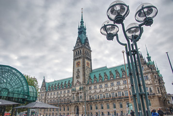 Obraz premium Hamburger Rathaus