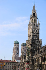 Fototapeta na wymiar Rathaus München