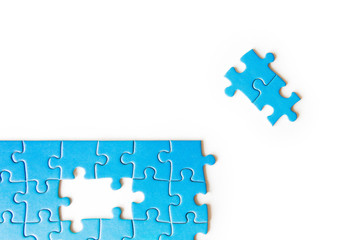 connecting piece jigsaw puzzle, Business connection, success and strategy concept, education, society and teamwork