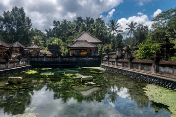 Fototapeta na wymiar Holy Spring Water Temple, Pura Tirta Empul, Bali, Indonesia