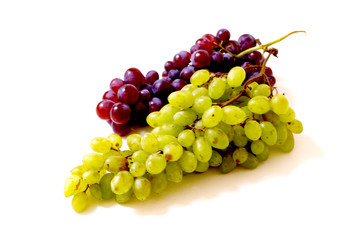 Grapes isolated white background shot 24