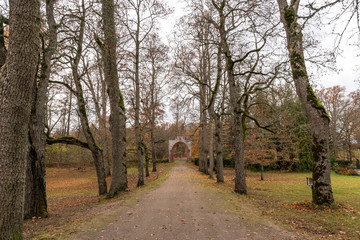 Path to the gate at October.