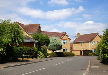 Fototapeta na wymiar Bury St Edmunds Homes