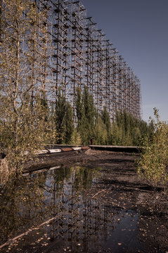 Kernkraftwerk Tschernobyl Ukraine Prypjat Sperrzone Radioaktive Gefahrenzone Radarstation Duga-3