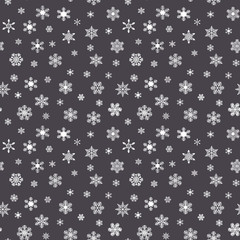 pattern snowflakes vector