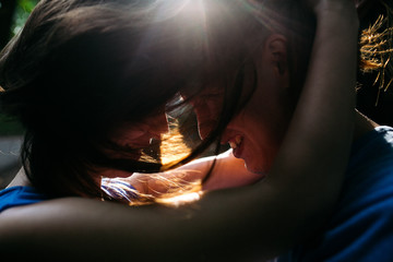 young woman with a candle