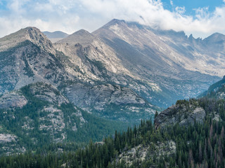 Obraz premium Inside of the Rocky Mountains