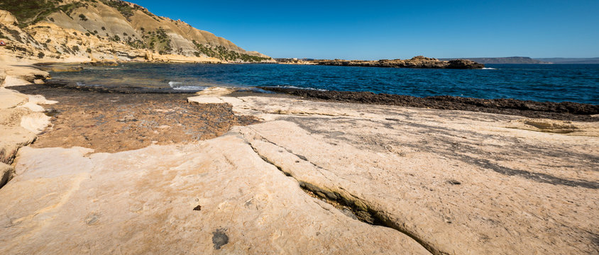Xatt l-Ahmar Gozo Bay Landscape