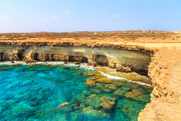 Fototapeta na wymiar Landscape around Cape Greco near Ayia Napa, Cyprus