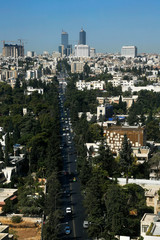 Jordan gate towers in Amman city the capital of Jordan