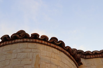 roof of an old building