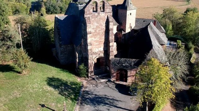 Saint Cyr la Roche (Corr&egrave;ze - France) - Vue a&eacute;rienne 