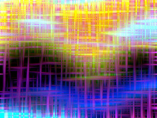 Golden blue pink green abstract lines, sparkling background