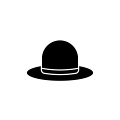 Ladies hat icon. Element of clothes and accessories. Premium quality graphic design icon. Signs and symbols collection icon for websites, web design, mobile app