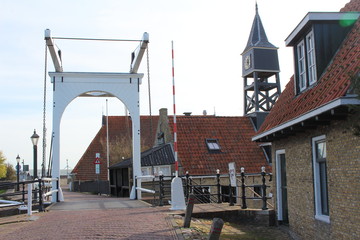 Klappbrücke in Friesland