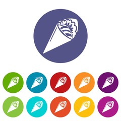 Sushi restaurant icon. Simple illustration of sushi restaurant vector icon for web