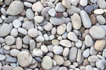 Round river stones