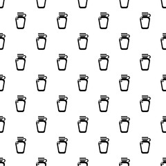 Paintball flask ammunition pattern vector seamless repeating for any web design